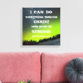 Bible Verse Inspiration Zitat-Skripte Leinwanddruck (Insitu (Wohnzimmer))