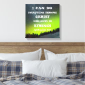 Bible Verse Inspiration Zitat-Skripte Leinwanddruck (Insitu (Schlafzimmer))