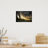Bible Verse Isaiah 30:21 Dies ist das Way Poster (Küche)