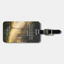 Bible Verse Isaiah 30 Dies ist der Weg, der darin Gepäckanhänger