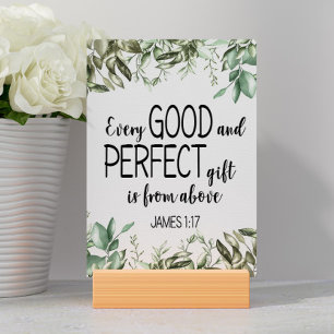 Bible Verse James Card Tischnummer