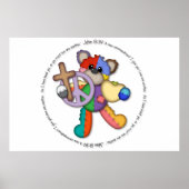 Bible Verse John 13 "Liebe One Another" Poster (Vorne)