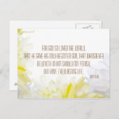 Bible Verse John 3.16 Postkarte (Vorne/Hinten)
