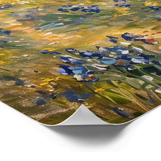 Bible Verse John 7:38 Wer an mich glaubt Poster (Ecke)