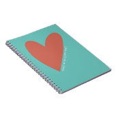 Bible Verse Journal, Christian Scripture Heart Notizblock (Rechte Seite)