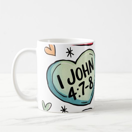 Bible Verse Keramik Tasse mit Bible Liebe Quotes (Links)
