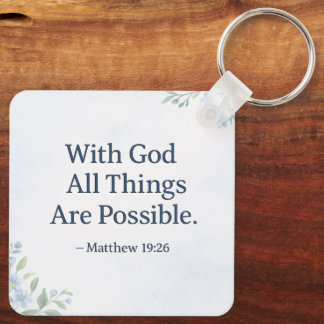 Bible Verse Keychain He Restores My Soul Schlüsselanhänger