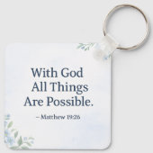 Bible Verse Keychain He Restores My Soul Schlüsselanhänger (Rückseite)
