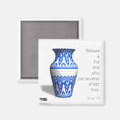 Bible Verse Magnet - James (Vorderseite/Rückseite)