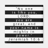Bible Verse Magnet - Jeremiah (Vorne)