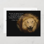 Bible Verse Memory Card Postkarte (Vorne/Hinten)