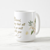 Bible Verse Mug John 14:3 Elegant Design Kaffeetasse (VorderseiteRechts)