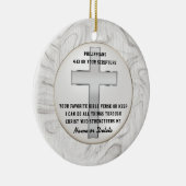 Bible Verse Ornamente mit Ihrem Namen und Ihrer Sc (Rechts)