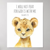 Bible Verse Poster for Kids Bedroom Decor (Vorne)