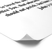 Bible Verse Poster Print Template To Personalize (Ecke)