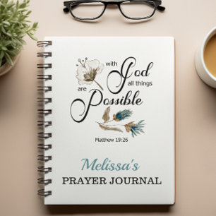 BIble Verse Prayer Notizblock