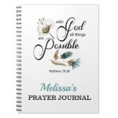 BIble Verse Prayer Notizblock (Vorderseite)
