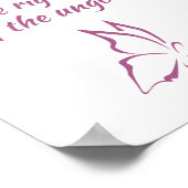 Bible Verse Psalm 1 Seligen ist der Mann Poster (Ecke)