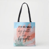 Bible verse Psalm Floral  Tote Bag Tasche (Vorderseite)