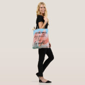 Bible verse Psalm Floral  Tote Bag Tasche (Am Model)