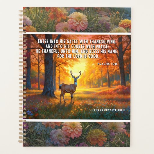 Bible Verse Psalms Planer (Vorderseite)