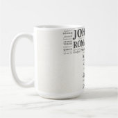 Bible Verse Reference Cross Wall Art Kaffeetasse (Links)