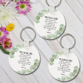 Bible Verse Round Keychain Schlüsselanhänger