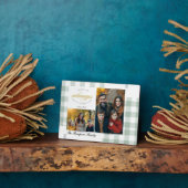 Bible Verse Sage Family Photo Collage Scripture Fotoplatte (Seite)