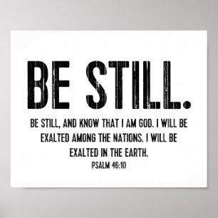 Bible Verse Scripting Christliche Typografie Poster