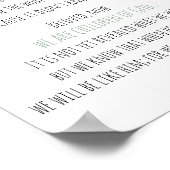 Bible Verse Scripting Wall Art Eukalyptus 1 John Poster (Ecke)