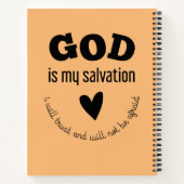  Bible Verse | Scripture Faith Religious Prayer Notizblock (Rückseite)