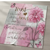Bible Verse Soft Fleece Blanket