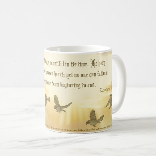 Bible Verse Tasse, die er gemacht hat, alles wunde Kaffeetasse (VorderseiteRechts)