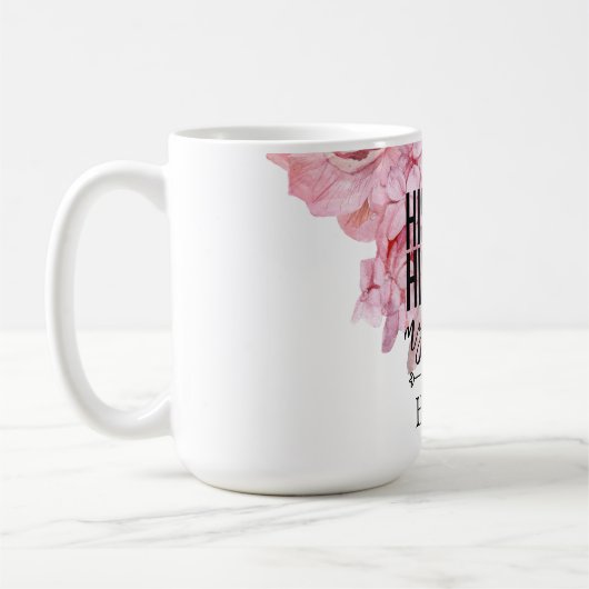 Bible Verse Trendy Watercolor Tasse (Links)