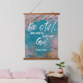 Bible verse Wall Art Hanging Tapestry Wandteppich Mit Holzrahmen (Schlafzimmer)