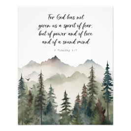 Bible Verse Wall Art Poster 2 Timothy