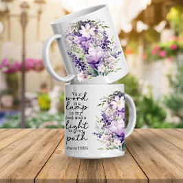 Bible Verse Your Word Is a Light Coffee Mug Kaffeetasse