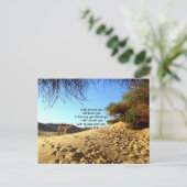 Bible Verses Inspirational Quote Psalm 32:8 Postkarte (Stehend Vorderseite)