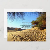 Bible Verses Inspirational Quote Psalm 32:8 Postkarte (Vorne/Hinten)