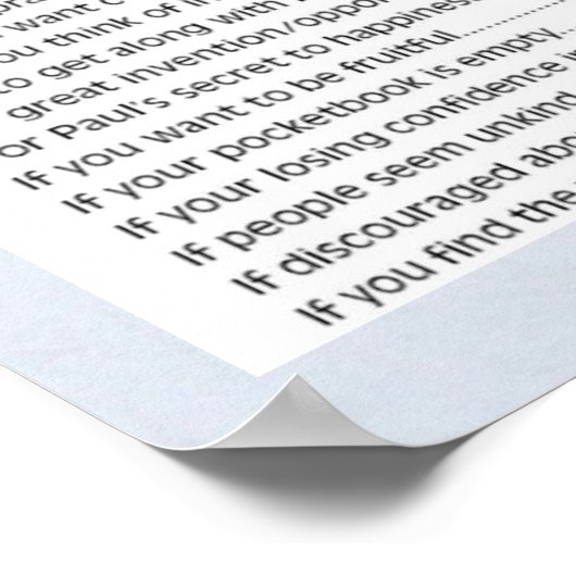 Bible Verses Scripting Zitate Wall Poster (Ecke)