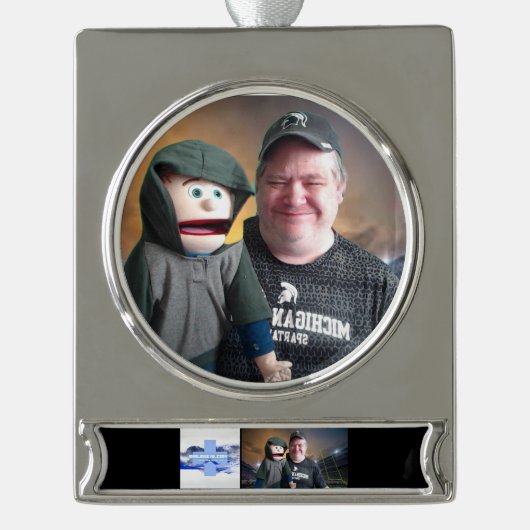 BIBLENKJV.COM™ 🛐 #SILVER Banner-Ornament SILBER (Vorderseite)