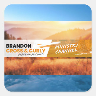 BIBLENKJV.COM™ 🛐 #STICKERS QUADRATISCHER AUFKLEBER