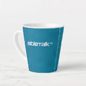 BibleTalk.tv – Latte-Tasse Milchtasse (Linke Ecke)