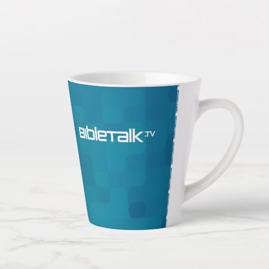 BibleTalk.tv – Latte-Tasse Milchtasse (Rechts)