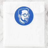 BibleThinker Round-Logo-Aufkleber Runder Aufkleber (Tasche)