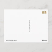 Biblia Paupernum Nativity Postkarte (Rückseite)