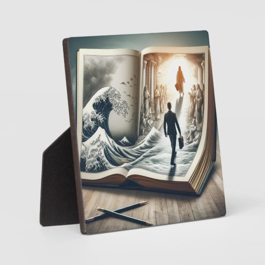 Biblical Journey Desktop Plaque Fotoplatte (Vorderseite)