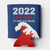 Biblical Midterms 2022 - Rote Welle Dosenkühler (Rückseite)
