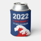 Biblical Midterms 2022 - Rote Welle Dosenkühler (Kanne Rückseite)
