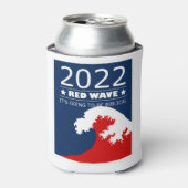 Biblical Midterms 2022 - Rote Welle Dosenkühler (Kanne Vorderseite)